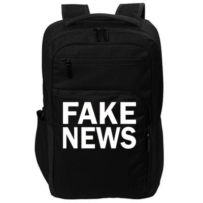 Fake News Bold Text Impact Tech Backpack