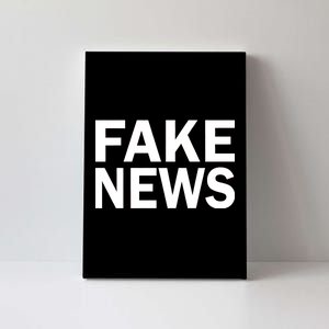 Fake News Bold Text Canvas