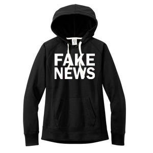 Fake News Bold Text Women's Fleece Hoodie