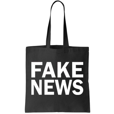 Fake News Bold Text Tote Bag