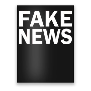 Fake News Bold Text Poster