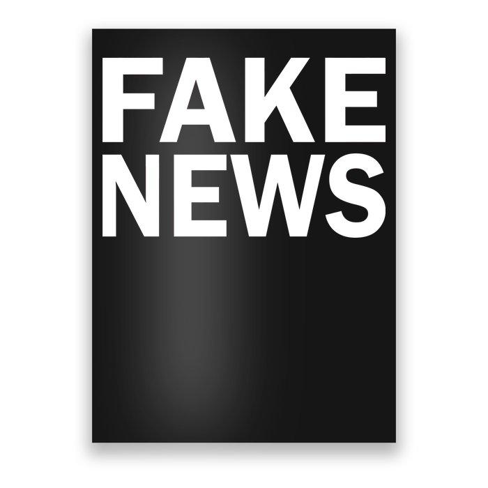 Fake News Bold Text Poster