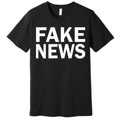 Fake News Bold Text Premium T-Shirt