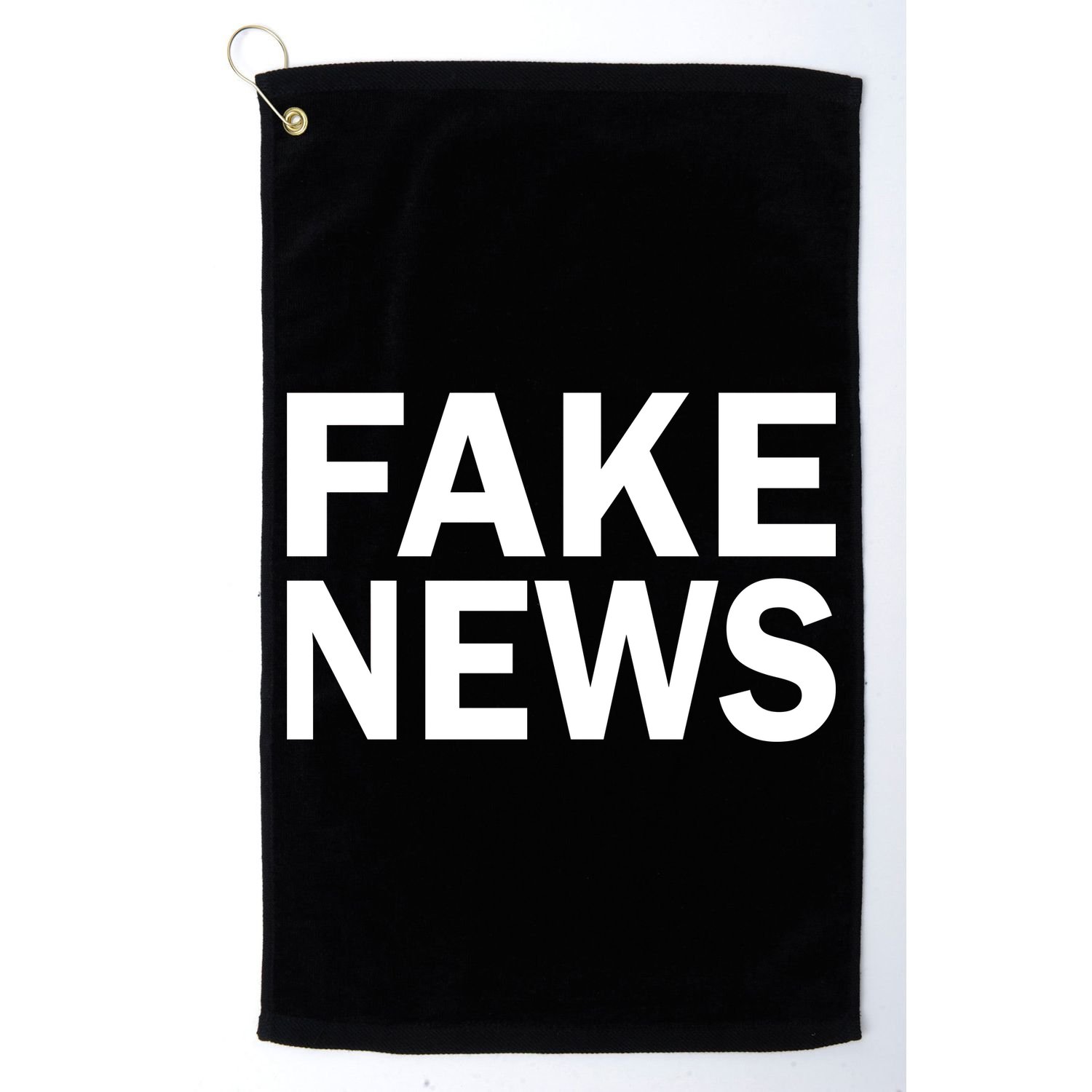 Fake News Bold Text Golf Towel