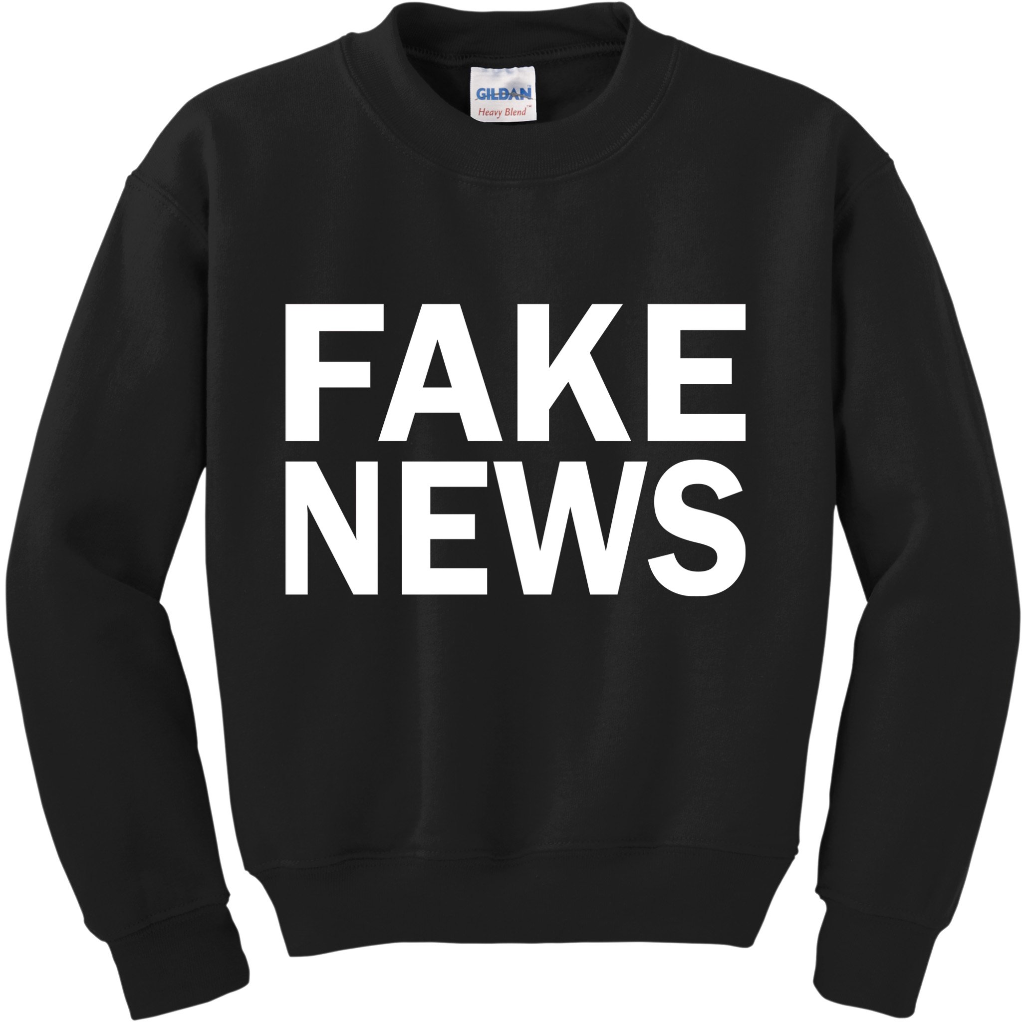 Fake News Bold Text Kids Sweatshirt