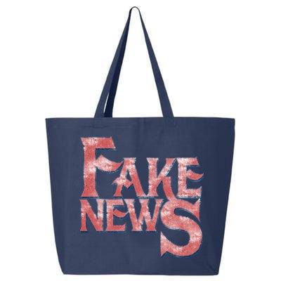 Fake News Distressed Text 25L Jumbo Tote