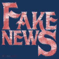 Fake News Distressed Text 25L Jumbo Tote