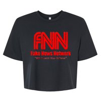 Fake News Network FFN We Invent You Believe Donald Trump Bella+Canvas Jersey Crop Tee