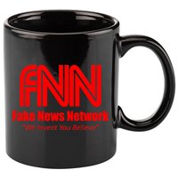 Fake News Network FFN We Invent You Believe Donald Trump 11oz C Handle Ceramic Mug