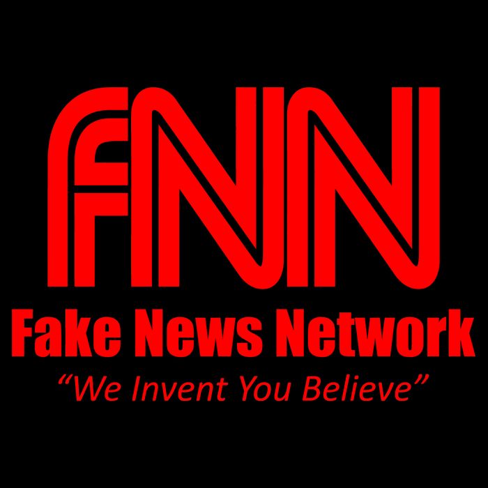 Fake News Network FFN We Invent You Believe Donald Trump Drawstring Bag