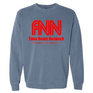 Fake News Network FFN We Invent You Believe Donald Trump Garment-Dyed Sweatshirt