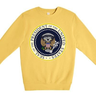 Fake Presidential Seal Premium Crewneck Sweatshirt