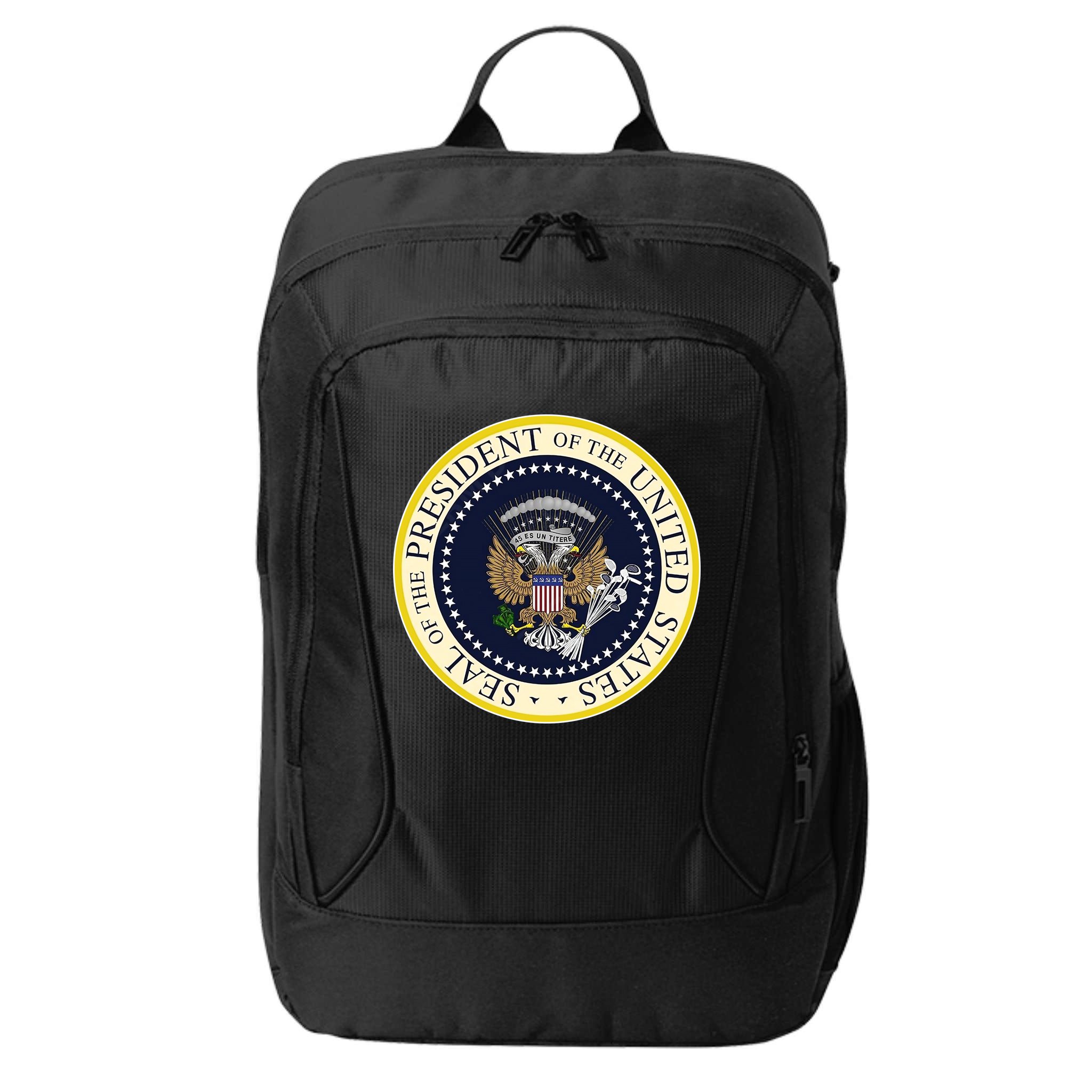 Fake Presidential Seal City Backpack