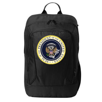 Fake Presidential Seal City Backpack