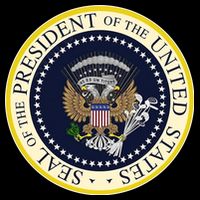 Fake Presidential Seal City Backpack