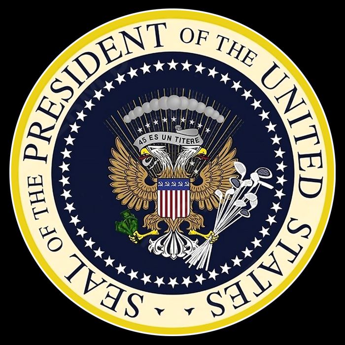 Fake Presidential Seal City Backpack