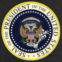 Fake Presidential Seal Adult Drive Performance Visor