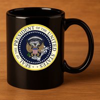 Fake Presidential Seal 11oz C Handle Ceramic Mug