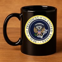 Fake Presidential Seal 11oz C Handle Ceramic Mug