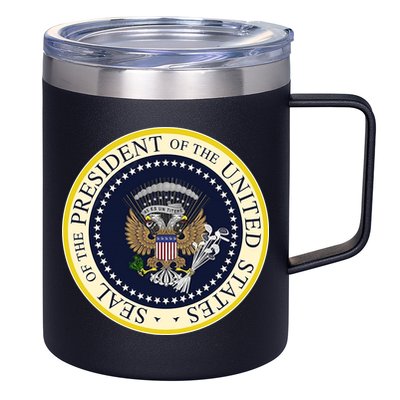Fake Presidential Seal 12oz Stainless Steel Coffee Mug