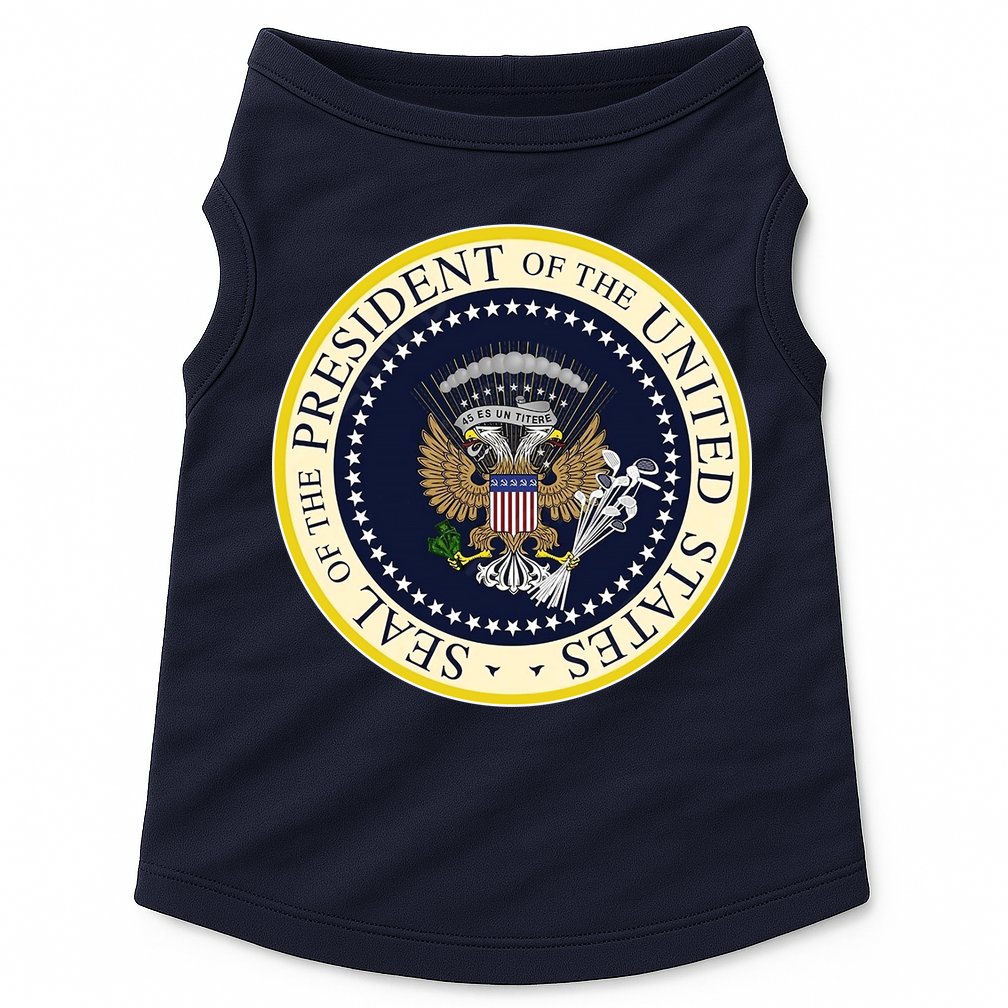 Fake Presidential Seal Doggie Tank