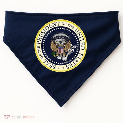 Fake Presidential Seal USA-Made Doggie Bandana