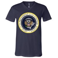 Fake Presidential Seal V-Neck T-Shirt