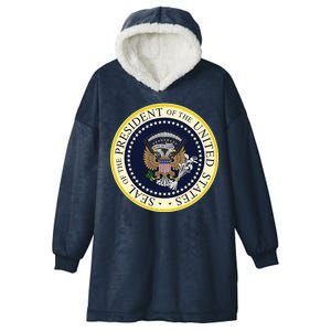 Fake Presidential Seal Hooded Wearable Blanket