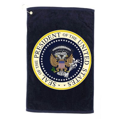 Fake Presidential Seal Platinum Collection Golf Towel