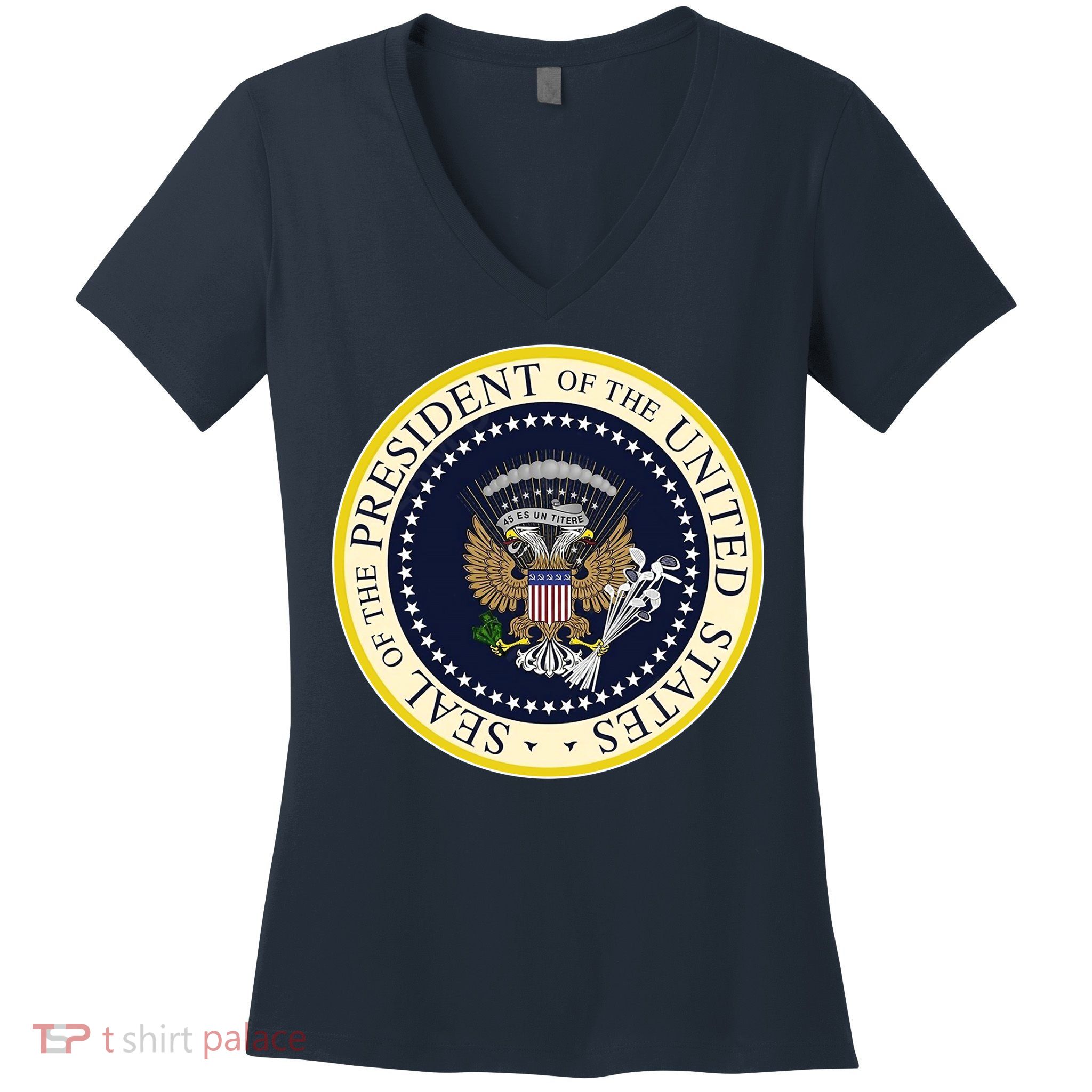 Fake Presidential Seal Women's V-Neck T-Shirt