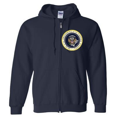 Fake Presidential Seal Full Zip Hoodie