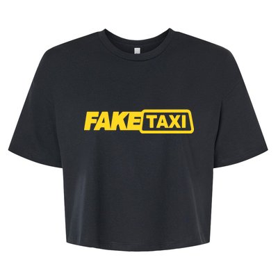 Fake Taxi Bella+Canvas Jersey Crop Tee