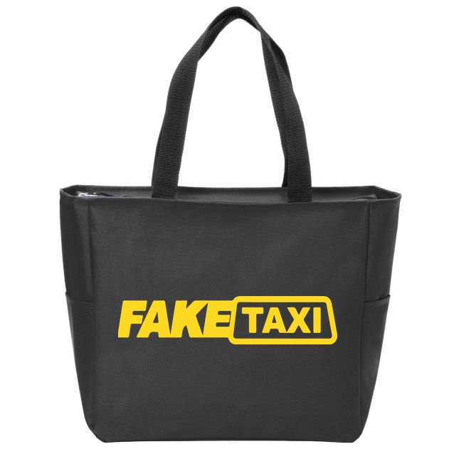 Fake Taxi Zip Tote Bag