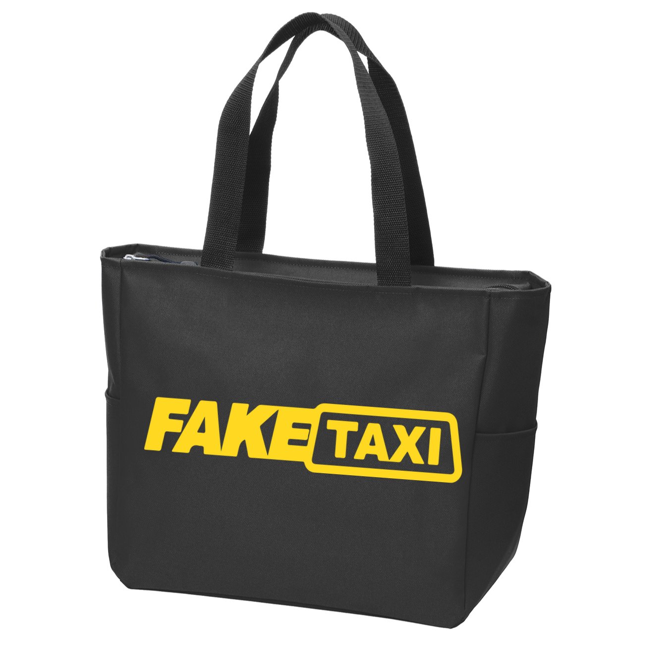 Fake Taxi Zip Tote Bag