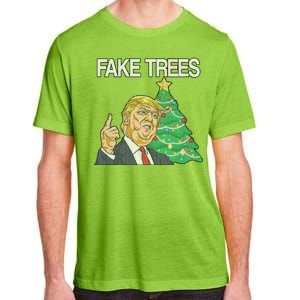 Fake Trees News Ugly Christmas Adult ChromaSoft Performance T-Shirt