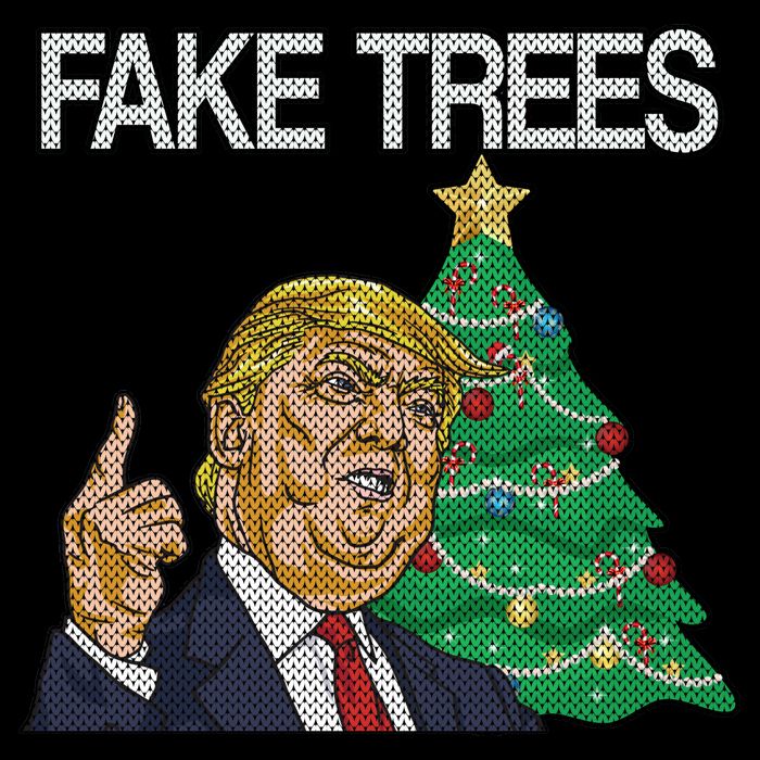 Fake Trees News Ugly Christmas Cooling Performance Crew T-Shirt
