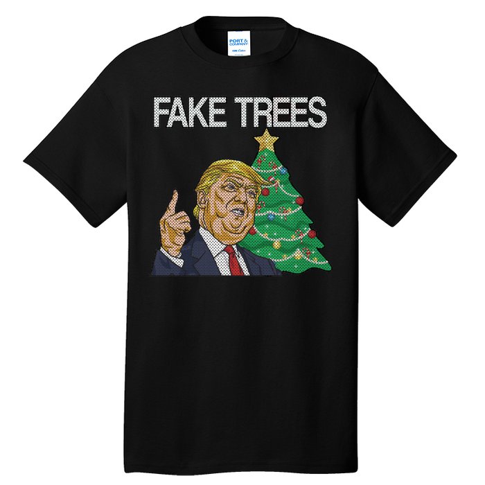 Fake Trees News Ugly Christmas Tall T-Shirt