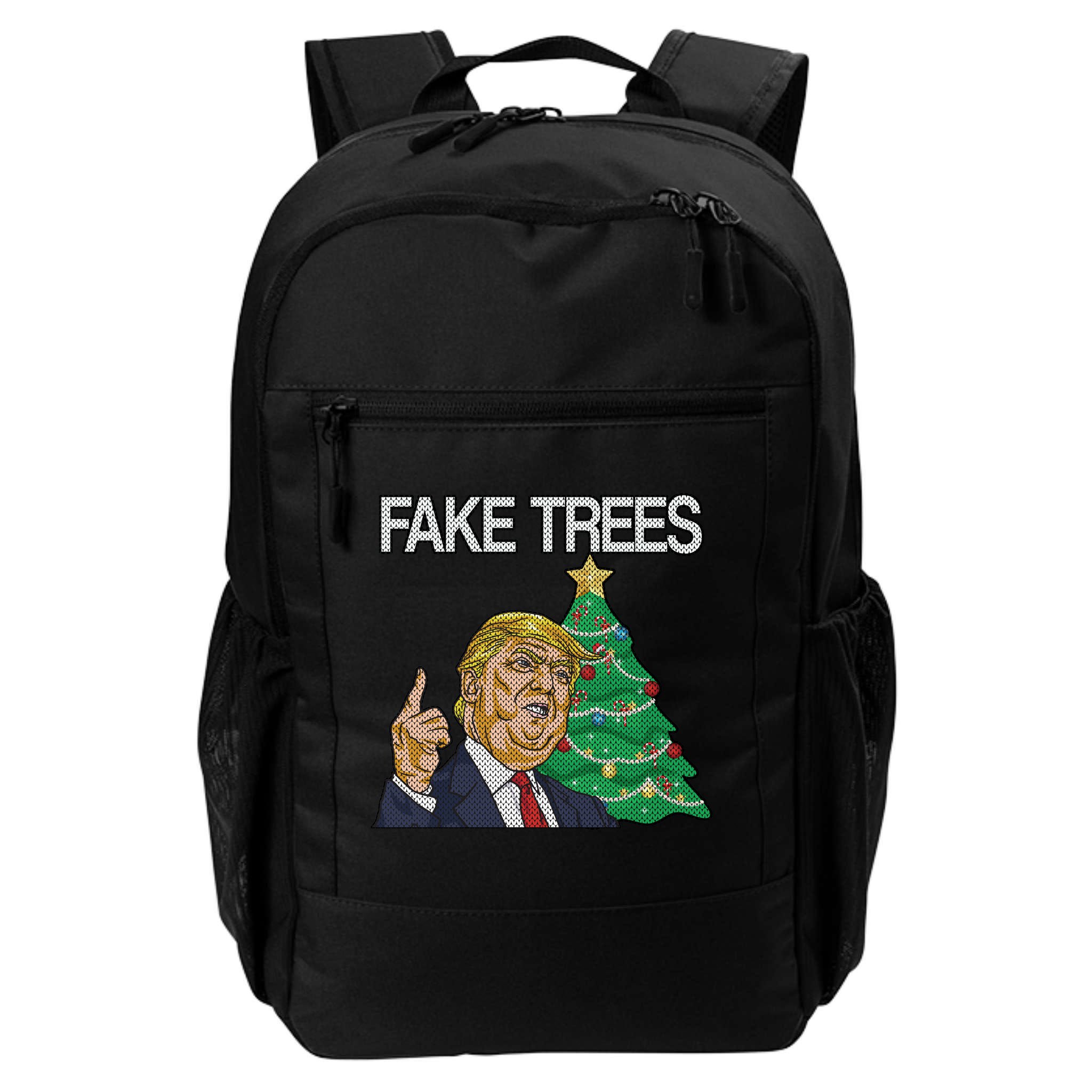 Fake Trees News Ugly Christmas Backpack