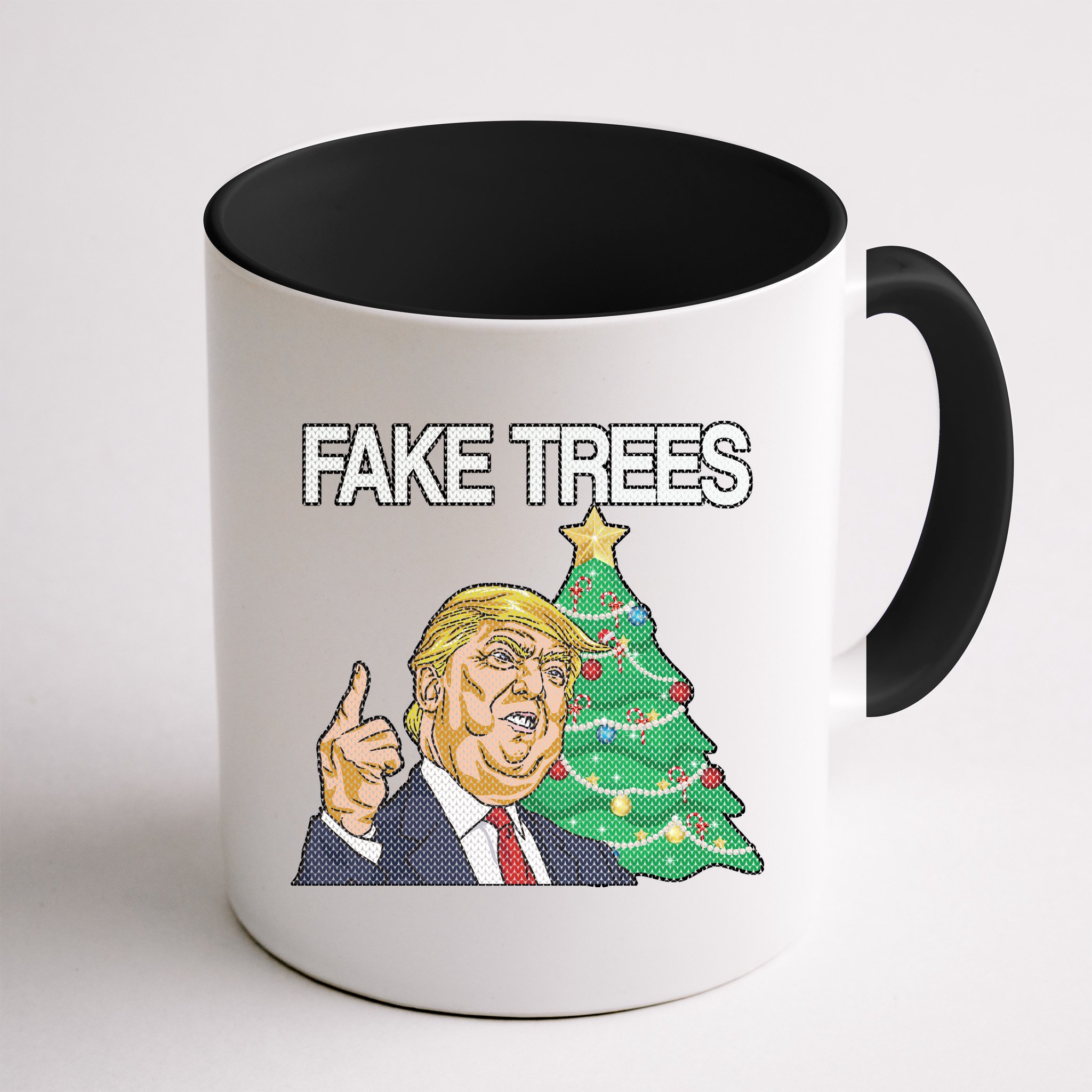 Fake Trees News Ugly Christmas Mug