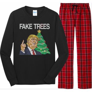 Fake Trees News Ugly Christmas Long Sleeve Pajama Set