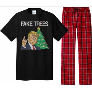 Fake Trees News Ugly Christmas Pajama Set