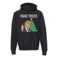 Fake Trees News Ugly Christmas Premium Hoodie