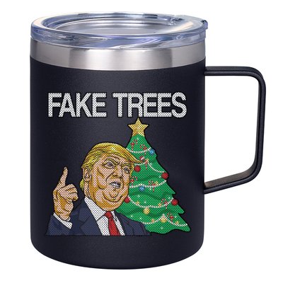Fake Trees News Ugly Christmas 12oz Stainless Steel Coffee Mug