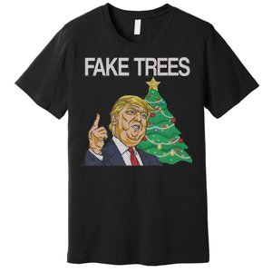 Fake Trees News Ugly Christmas Premium T-Shirt