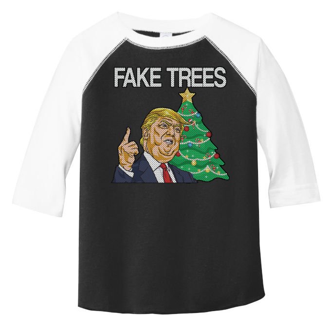 Fake Trees News Ugly Christmas Toddler Fine Jersey T-Shirt