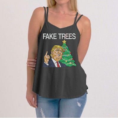 Fake Trees News Ugly Christmas Women's Strappy Tank