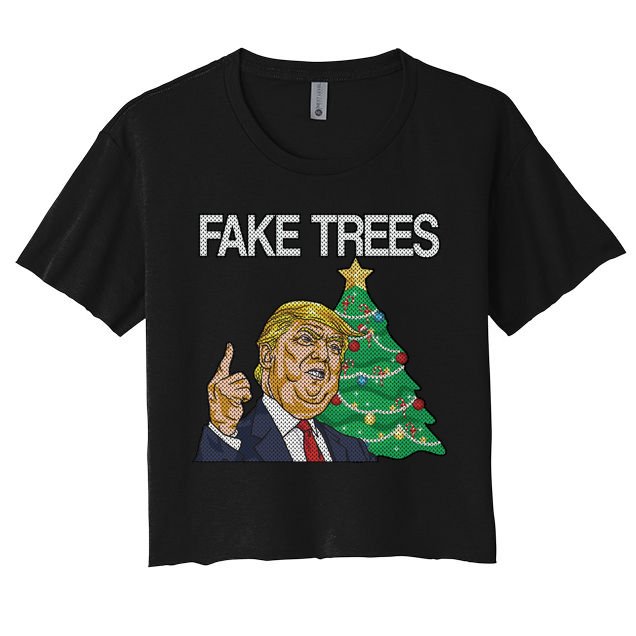 Fake Trees News Ugly Christmas Crop Top