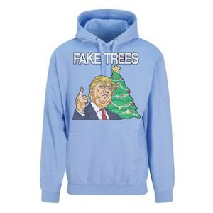 Fake Trees News Ugly Christmas Unisex Surf Hoodie