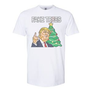 Fake Trees News Ugly Christmas Softstyle CVC T-Shirt