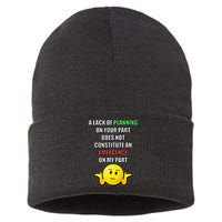 Funny A Lack Of Planning On Your Part Does Not Constitute Sustainable Knit Beanie